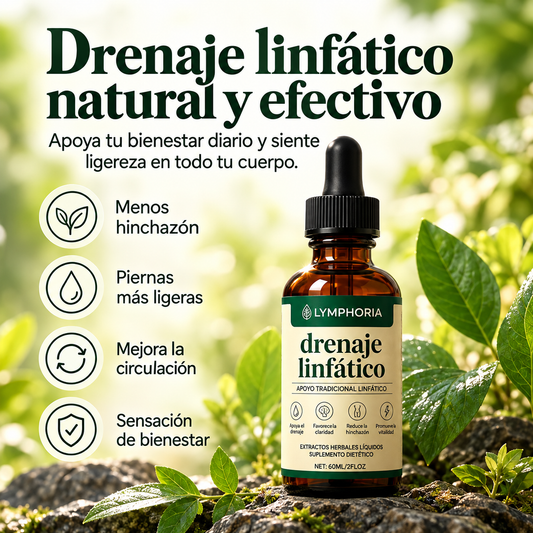 Lymphatic Drainage: Suplemento Líquido de Extractos Herbales